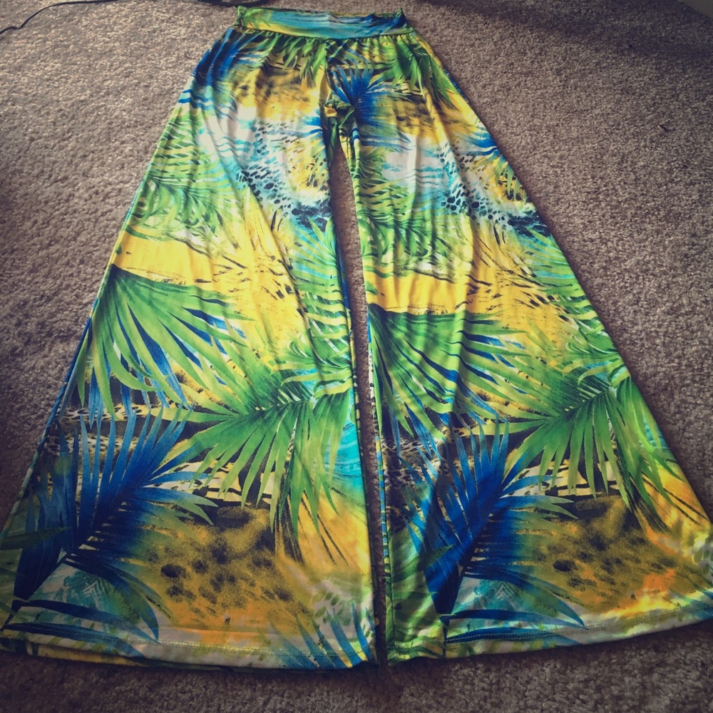 Polyester pants.