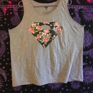 Super man tank top