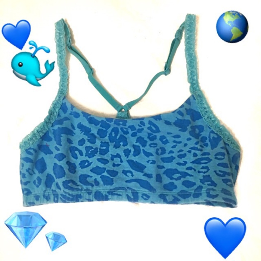 VICTORIA'S SECRET PINK LOUNGE BRALETTE CHEETAH