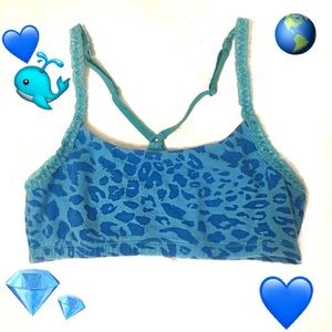 VICTORIA'S SECRET PINK LOUNGE BRALETTE CHEETAH