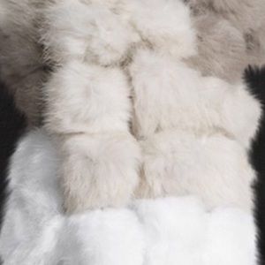 Accessories - ๐Host Pick๐Genuine Rabbit-Fur PomPom Scarf Taupe Accessories - ๐Host Pick๐Genuine Rabbit-Fur PomPom Scarf Taupe