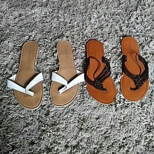 Bundle of Two Used Pairs of Sandals Charlotte Russ