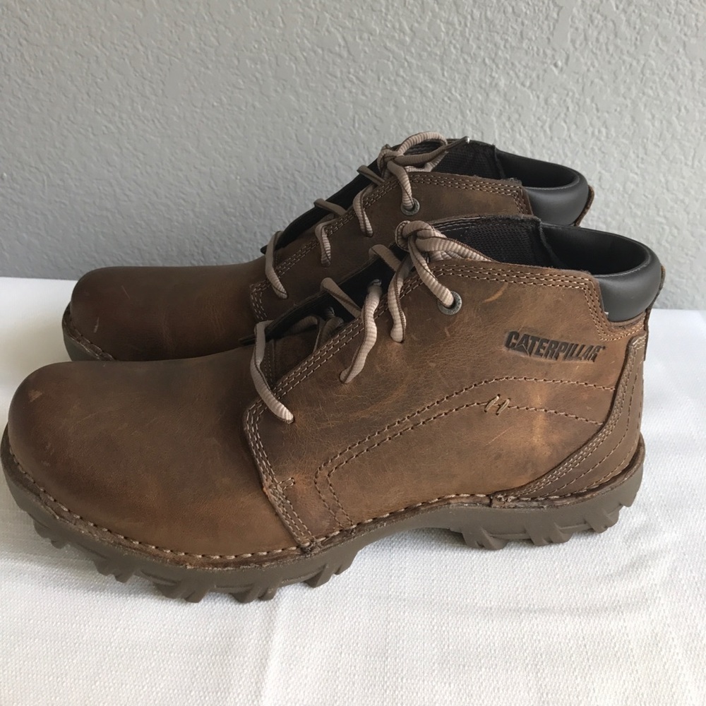 Men's leather Boots in dark brown size 10.5 m