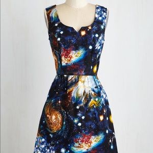 Heart and Solar System A-line Dress