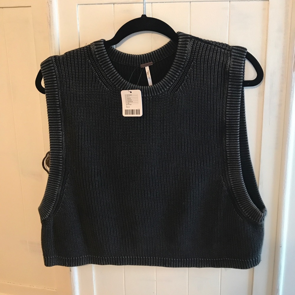 Brand new with tag free people knit cropped tank