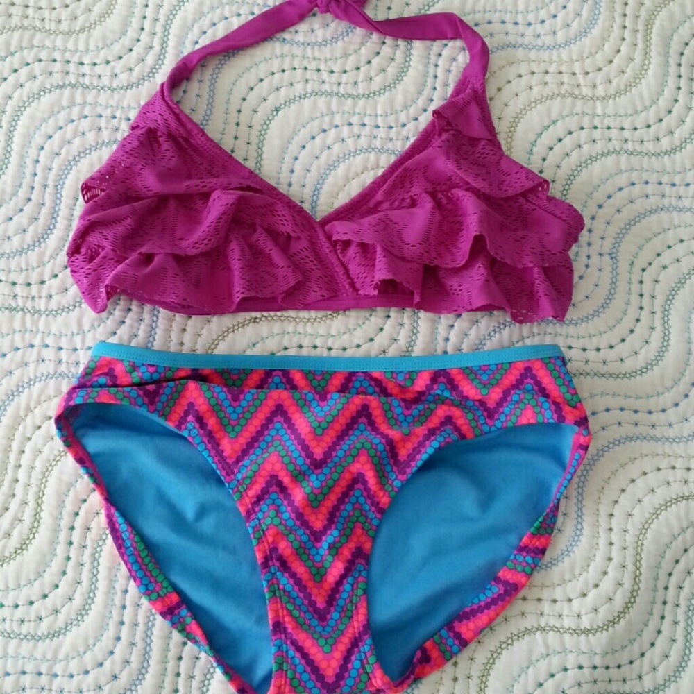 Bathing Suit Girls XL, 3 Pc, NEW, xhilar Separates