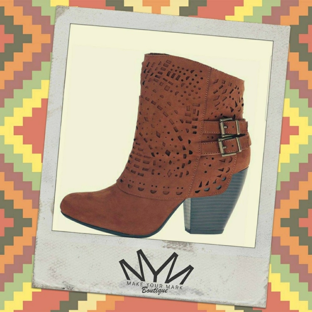Leather and Lace Booties