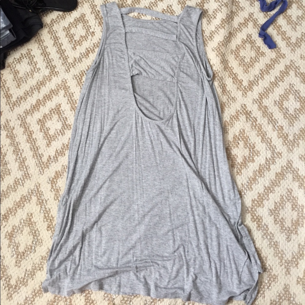 Gray tank dress