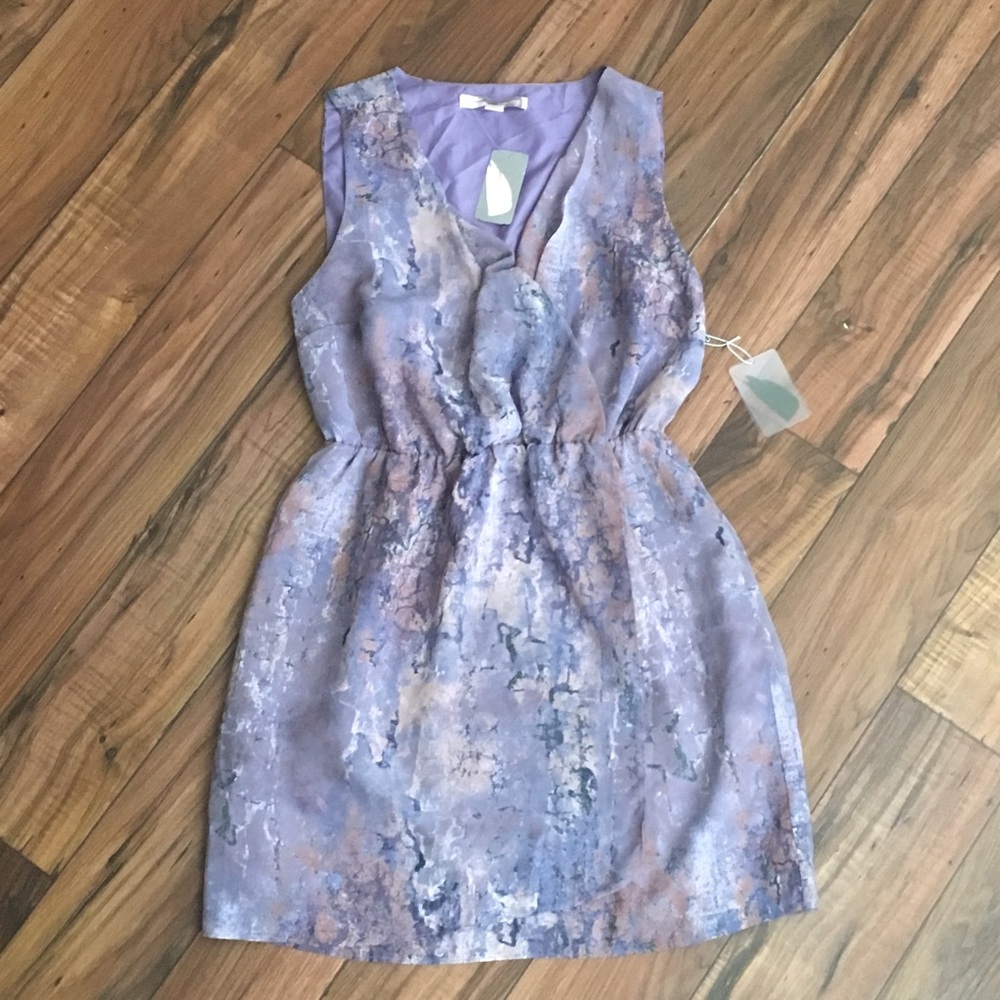 NWT Forever 21 Purple Marble Dress