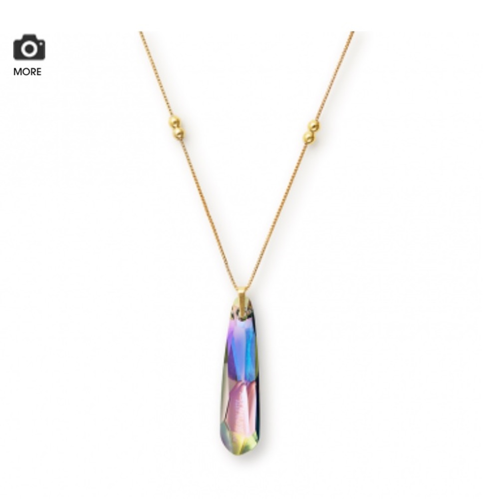 ✨ALEX AND ANI Crystal Infusion 14K Gold Necklace