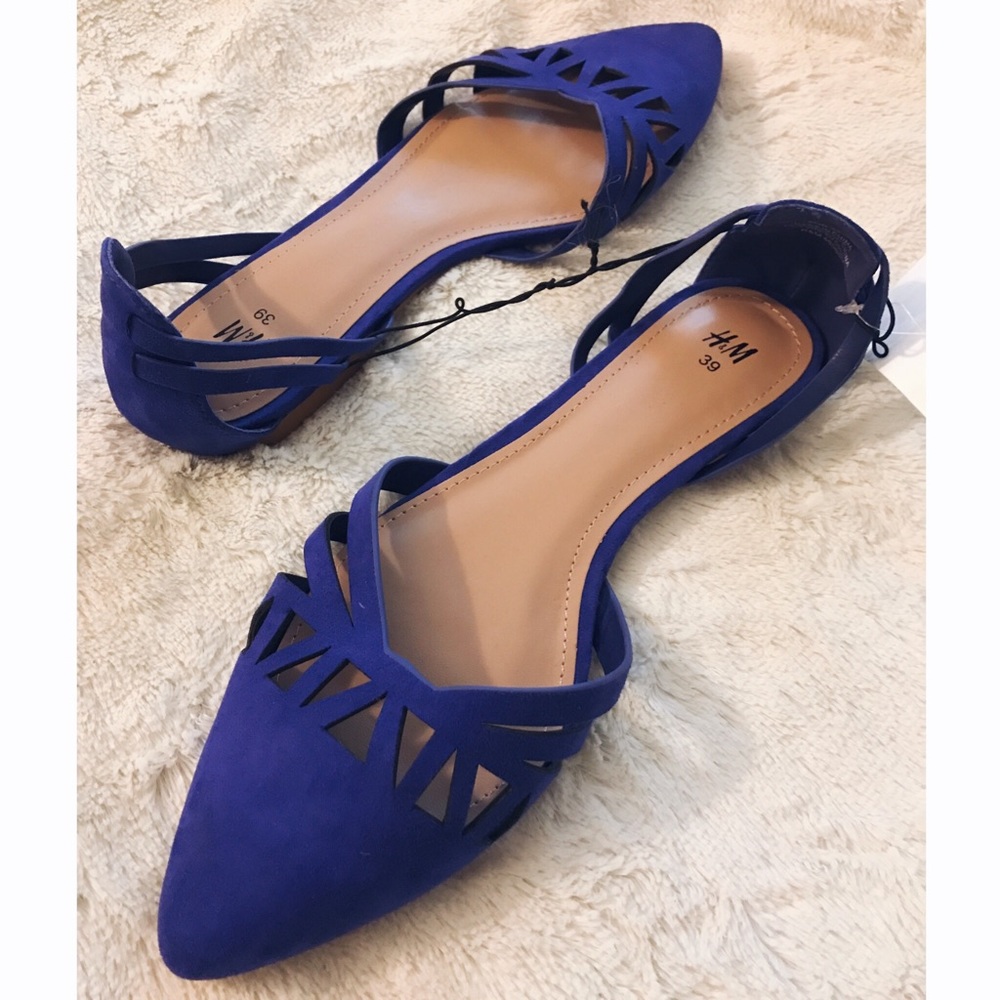 H&M Royal Blue Flats