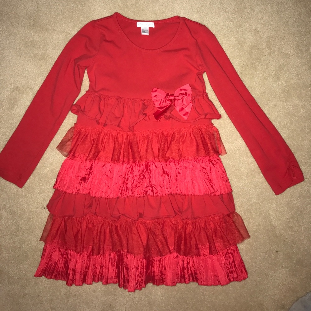 Girls Red Party Dress from Chasing Fireflies