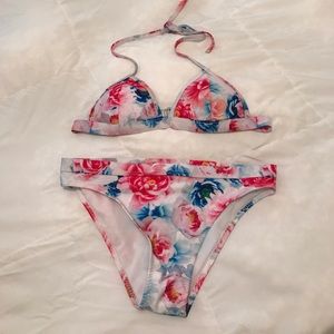 NWOT Floral Bikini