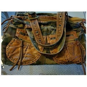 Nicole Lee camouflage purse