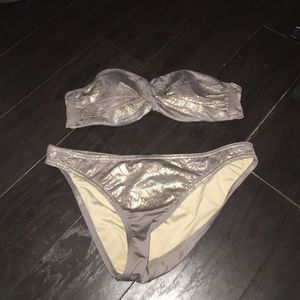 Victoria secret bikini. 34A  top