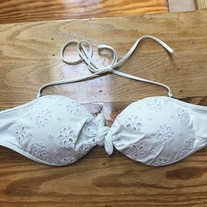 White floral bikini top