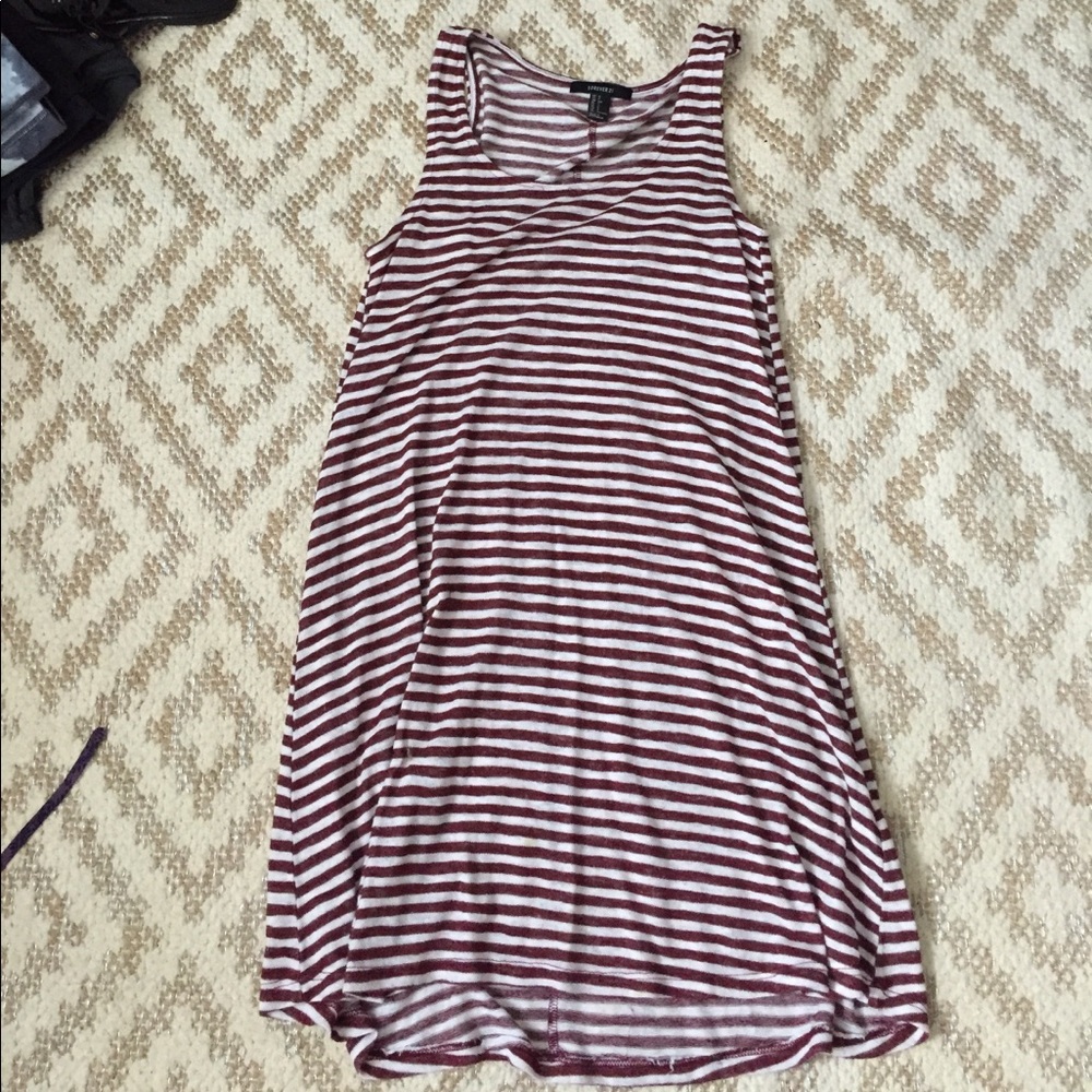 Comfy striped tank dress