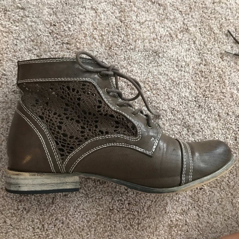 Distressed booties - Picture 2 of 3