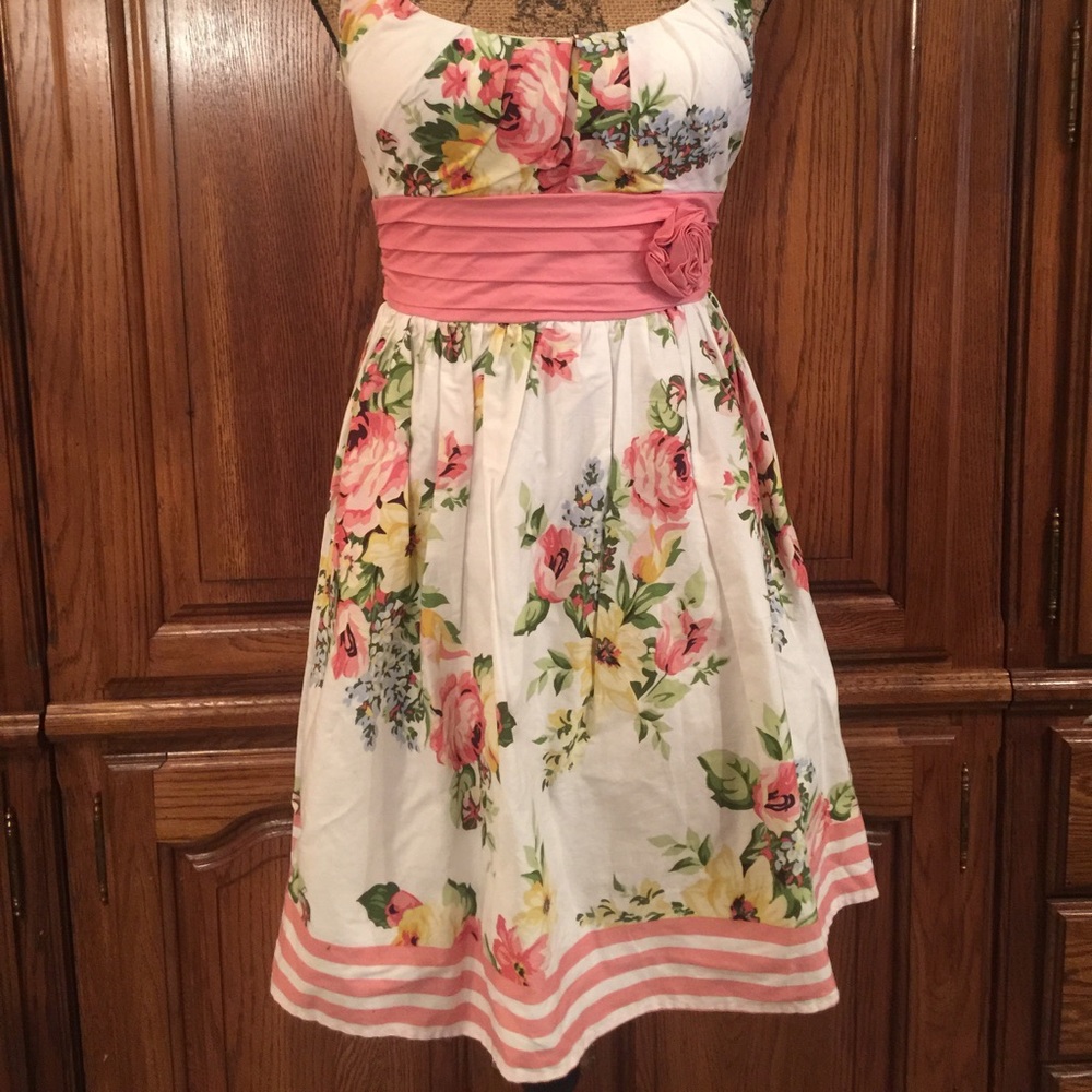 City Studio Floral Print Sundress - Picture 2 of 7