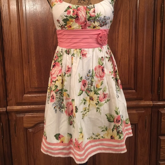 City Studio Floral Print Sundress - Picture 2 of 7