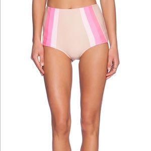 NWT Lolli Swim High Waisted Bikini Bottom Nude