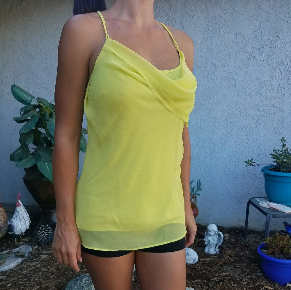 Vera Wang strappy blouse