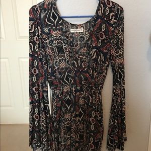 Abercrombie & Fitch bell sleeve romper