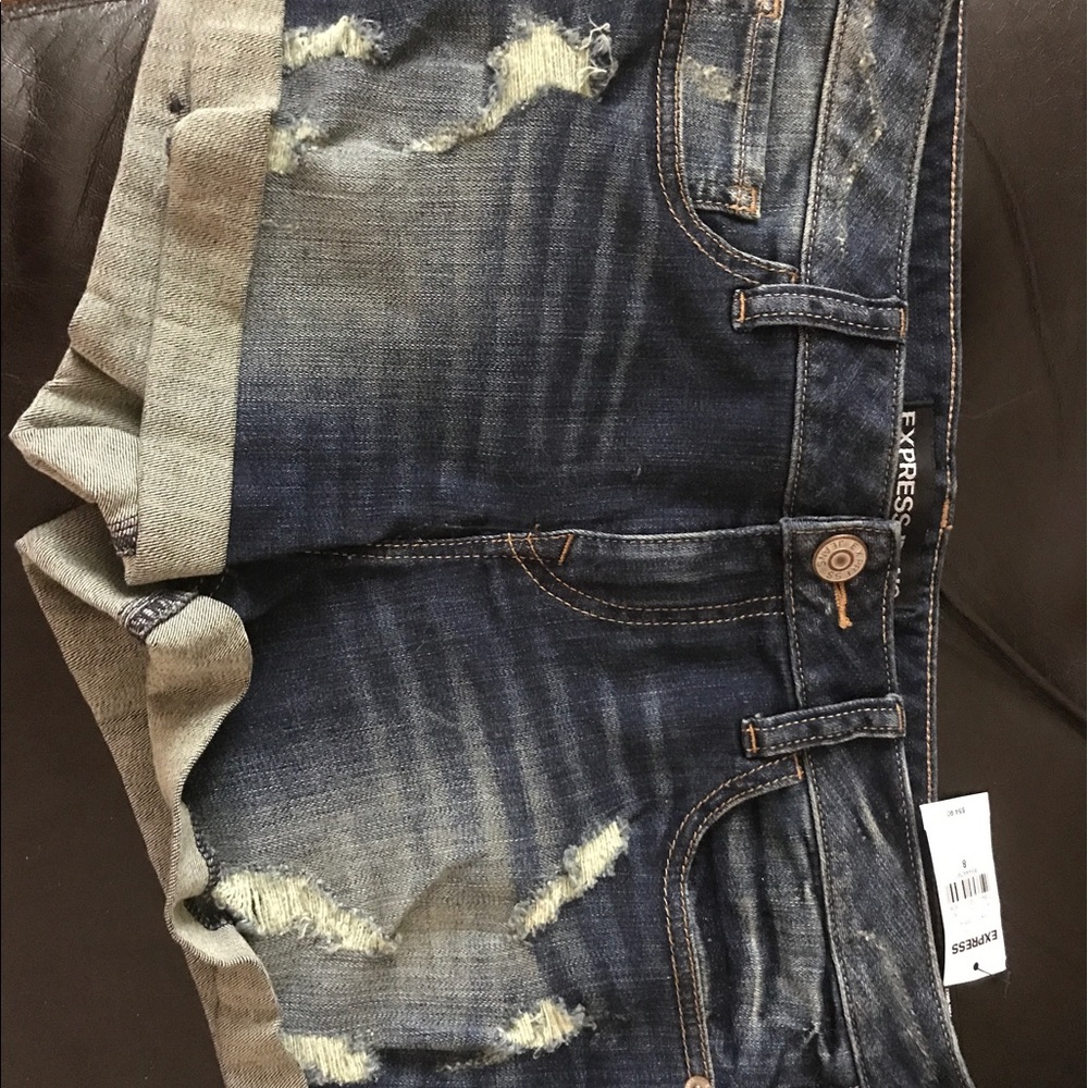 Express Denim Shorts