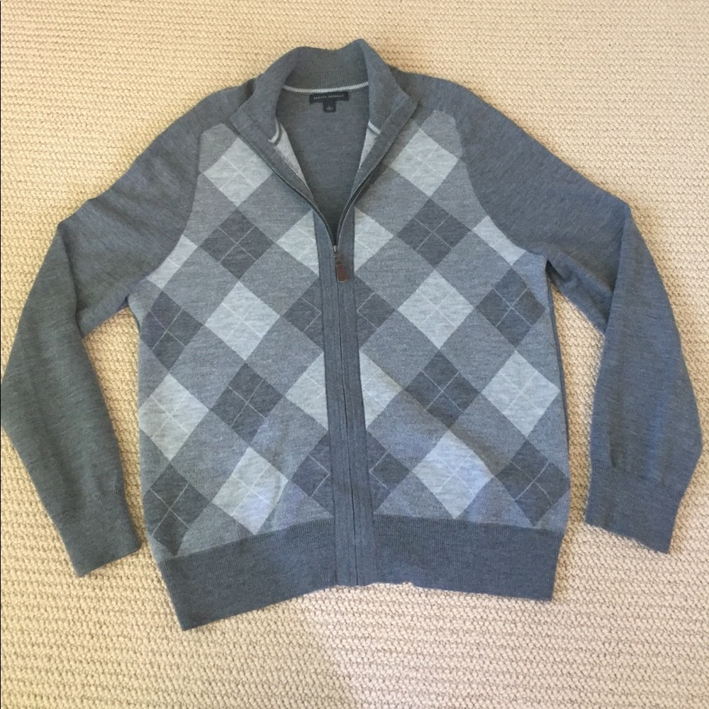 Grey Zip Sweater