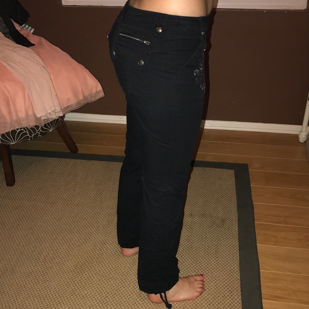 Embroidered INC pants