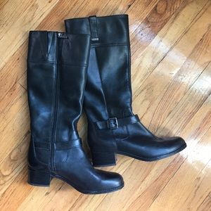 New leather riding boots from Bandolino