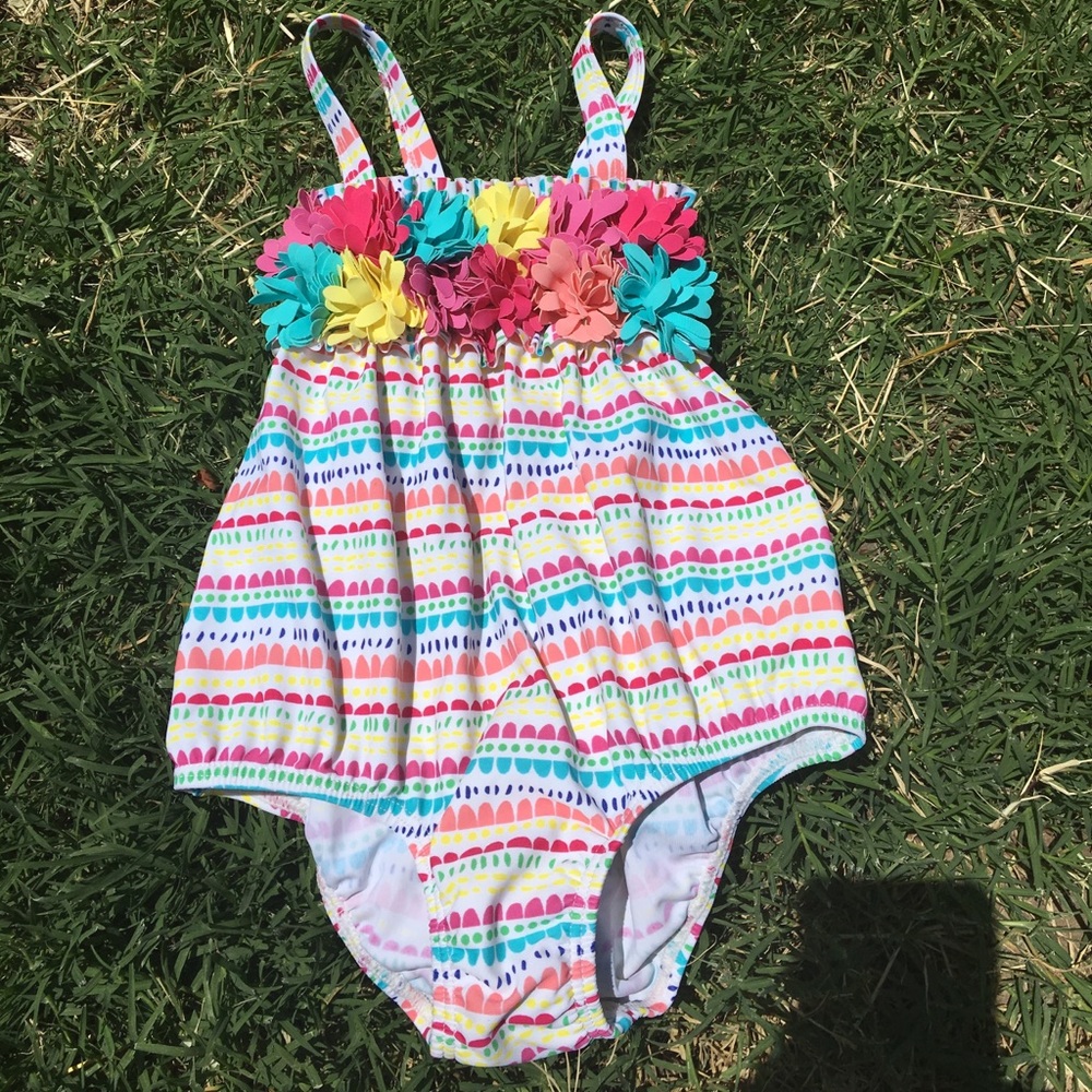 Colorful Flower Swimsuit (30%offBundles)