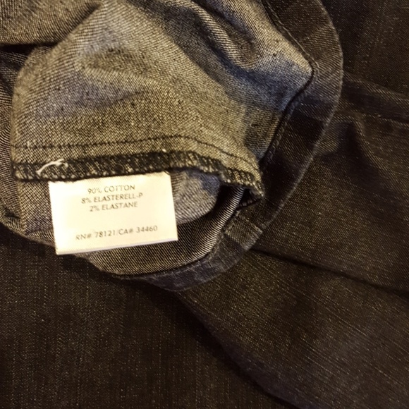 NWOT Eileen Fisher black stretch skinny jeans - Picture 5 of 8