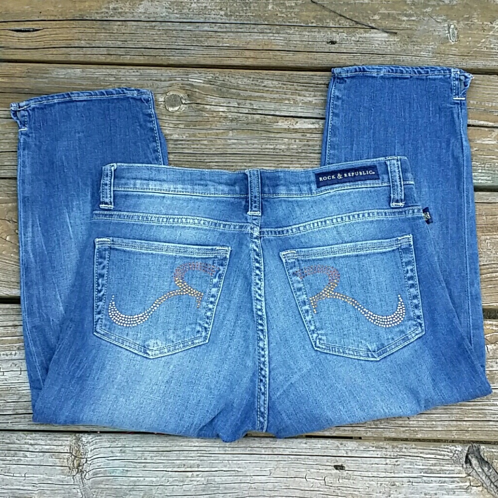 ✔Rock & Republic capri jeans - Picture 3 of 6
