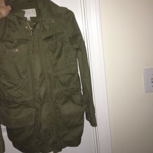 Army Green J.Crew Coat