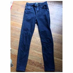 Topshop Moto Jamie Navy Jeans