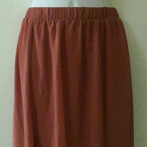 Long Peach skirt