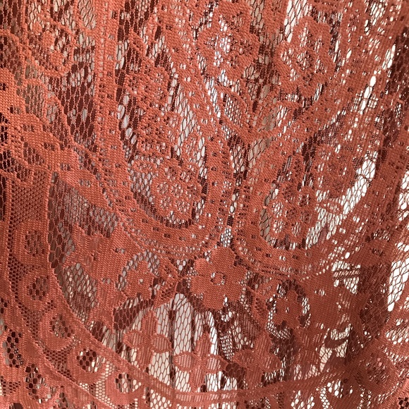 NEW S Lace fringed kimono - Picture 6 of 6