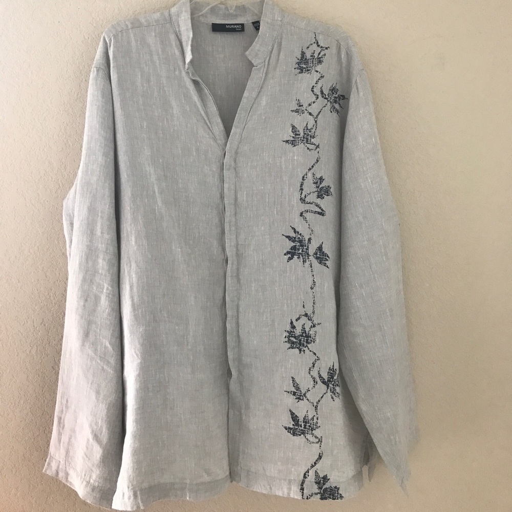 Mutant linen shirt grey size L