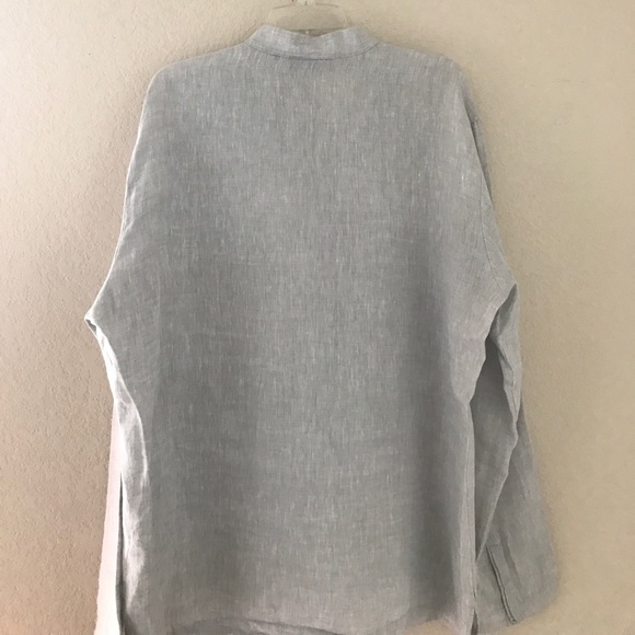 Mutant linen shirt grey size L - Picture 3 of 4