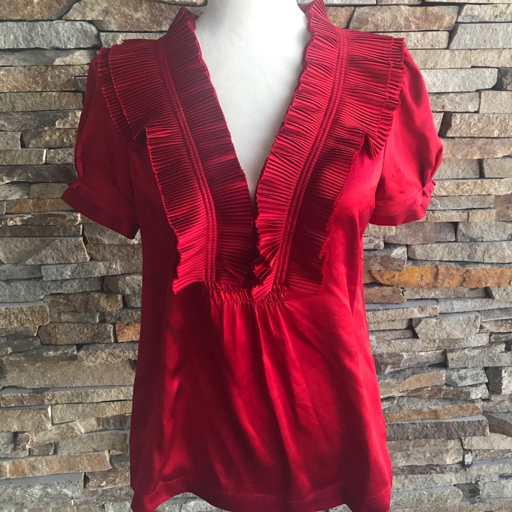 100% Silk BCBG top