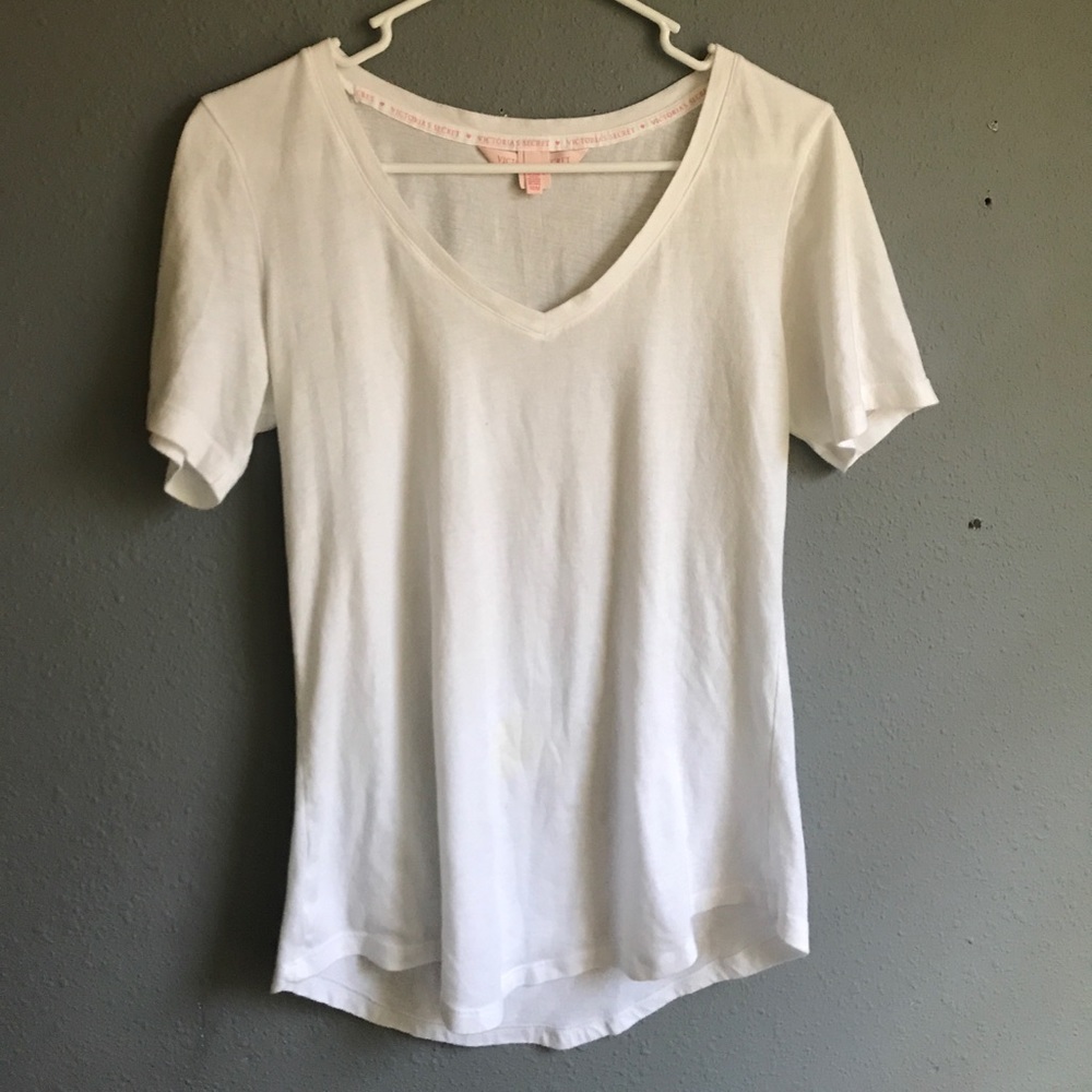 White Victoria's Secret tee