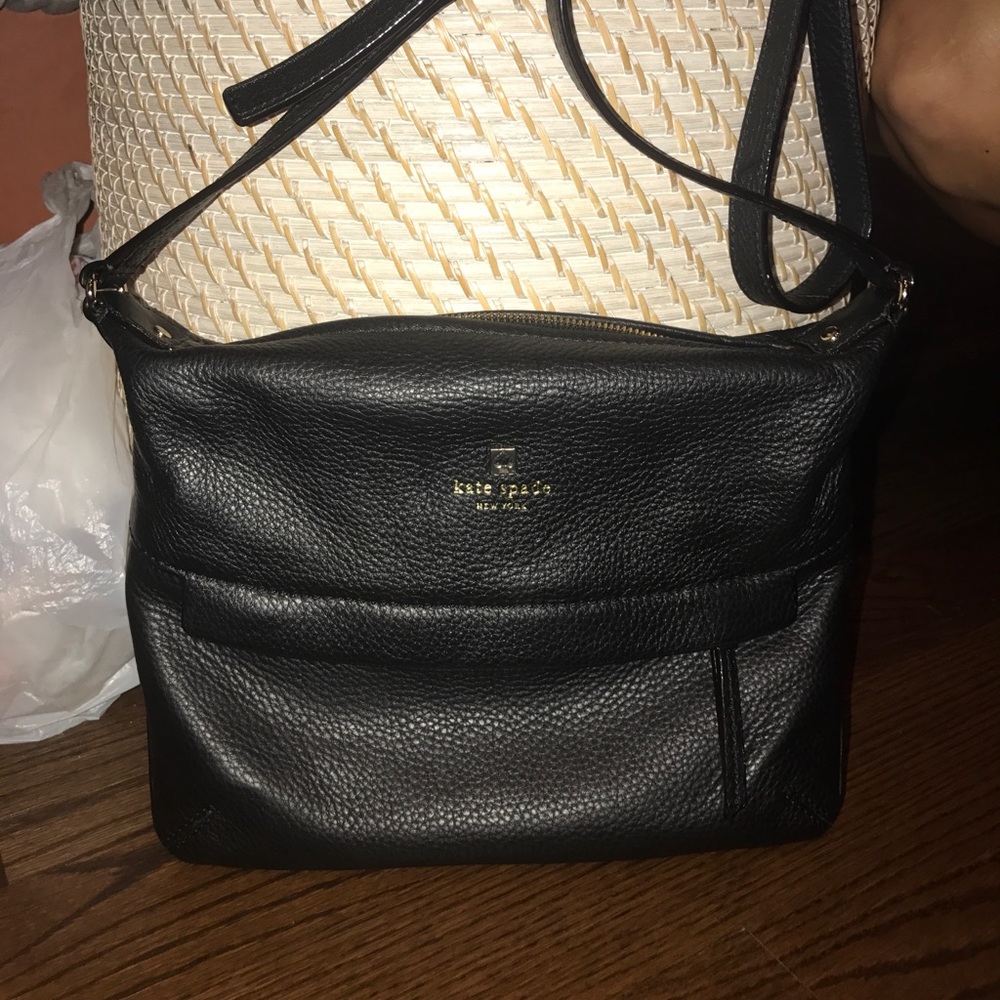 Kate Spade black cross body purse