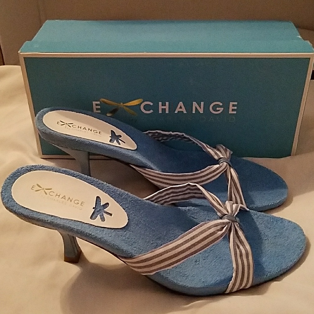 *SOLD* Exchange by Charles David "Pool" Blue Heels