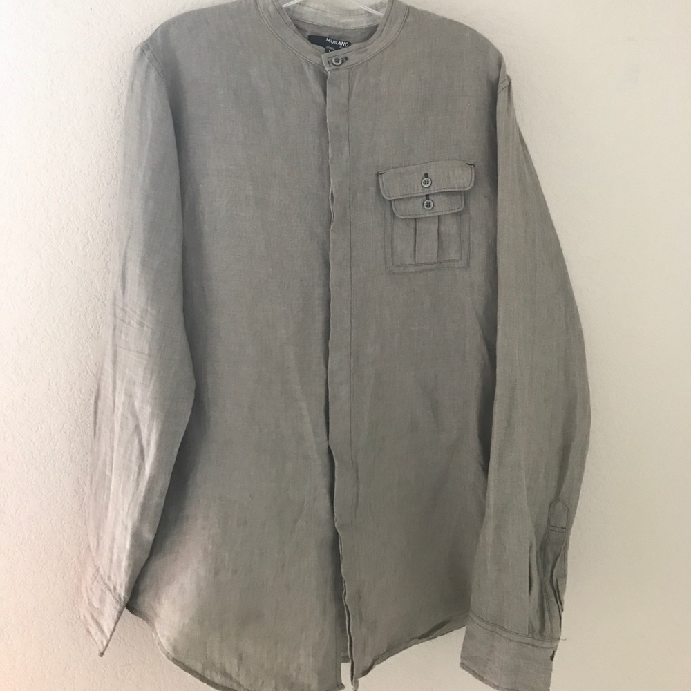 Murano linen shirt size L