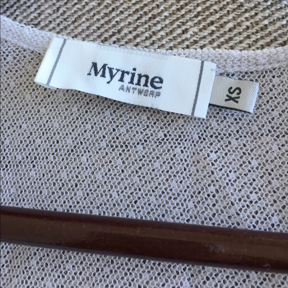 Myrine Antwerp polka dot silk-like top, XS - Picture 3 of 4