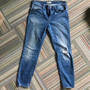Madewell 9" Highrise Skinny Jean in Sadie wash