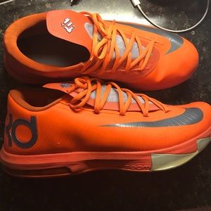 Nike KD 6 " Total Orange" size 13.5