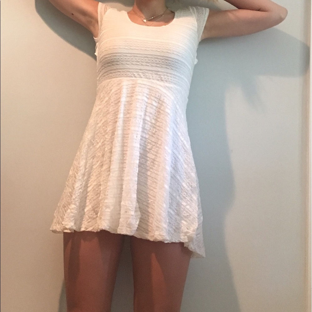 lacey white dress !