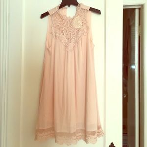 Altar' State. Lace neck dress.